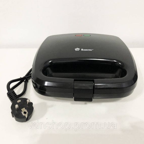 Електрична сендвічниця-бутербродниця DOMOTEC, Бутербродниця мультимейкер, Ребриста бутербродниця XZ-77 | Зображення 3