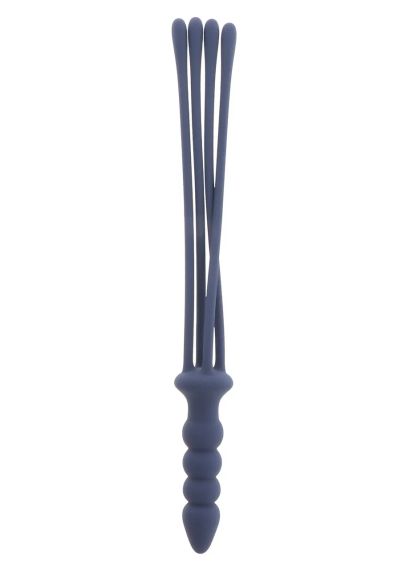 Кнут с держателем в виде анальной пробки Taboom Silicone Supreme, синий sexstyle | Зображення 2