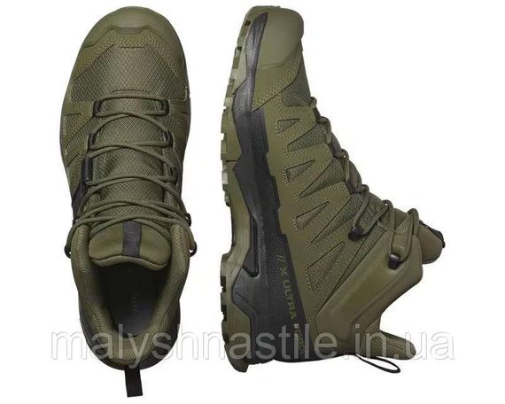 Черевики Salomon X Ultra Forces MID — Ranger Green | Зображення 5