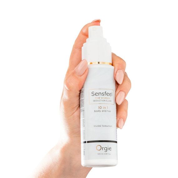 Лосьйон з феромонами для тіла та волосся Orgie – Sensfeel Seduction Elixir 10 in 1 for Woman (100 мл) sexstyle | Зображення 1