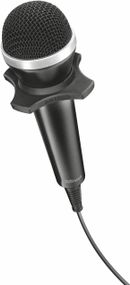 Микрофон Trust Starzz USB для ПК и ноутбука проводной, черный, кабель 3.2м для записи голоса, пения, игр