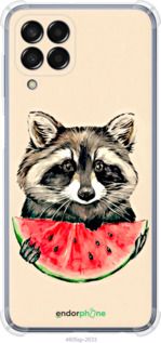 Чохол на Samsung Galaxy M33 M336B Єнотик з кавуном "4605sp-2633-2448"