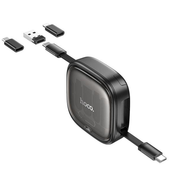 Дата кабель Hoco U140 with cable set 5in1 60W (0.95m) Black | Зображення 3