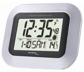 Годинник настінний Technoline WS8005 Silver/Black (WS8005)
