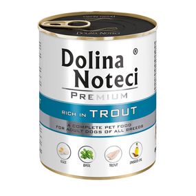Вологий корм для собак із фореллю Dolina Noteci Premium Dog Trout, 800 гр