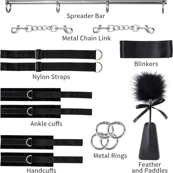 БДСМ-набір LOCKINK YEAHWOW Door Swing & Leg Spreader Bondage set (м'яте паковання!!!) Sex Aura | Зображення 6