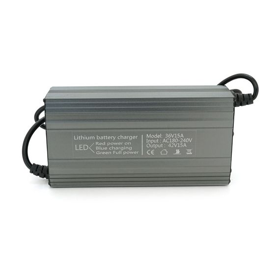 Зарядное устройство для аккумуляторов Li-Ion 36V (42V),10S,10-15A, штекер Triangle plug (T-tipe/C13/IEC). 185x88x60mm | Зображення 2