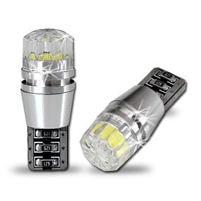 Светодиодная RED (красная) автолампа T10 2W Epistar Chip, Crystal lens Canbus