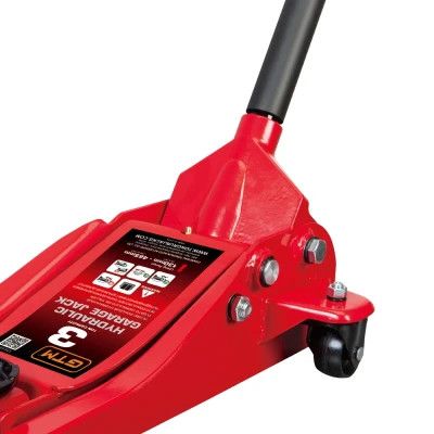 Домкрат GTM подкатный 3т (85-455мм) низкопрофильный (T830018) | Зображення 1