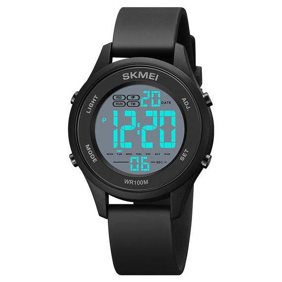 Skmei 1758BKBKWT Black Black White | Зображення 2