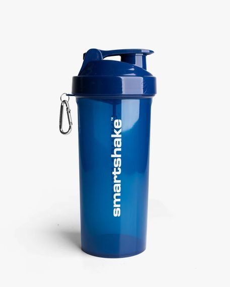 Шейкер спортивний Smartshake Lite 1000ml Glossy-Navy Blue | Зображення 1