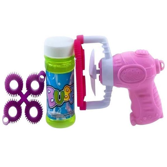 Пистолет для мыльных пузырей автоматический  01-06-00 Розовый