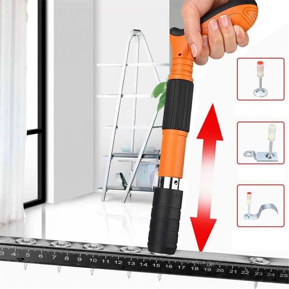 Пневматичний пістолет для забивання цвяхів, в кейсі / Ручний степлер для цвяхів / Нейлер | Зображення 2