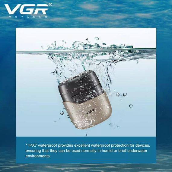 Електробритва VGR V-345. Колір: сірий | Зображення 2