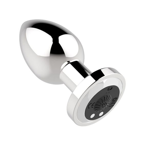 Анальна пробка - Rechargeable Butt Plug Vibrator Silver | Зображення 3