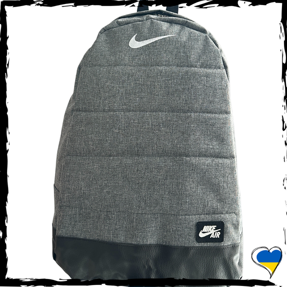 Рюкзак Nike Air сірий. Рюкзак Найк аір. Рюкзак вмісткий, молодіжний. Рюкзак якісний, рюкзак найк | Зображення 2