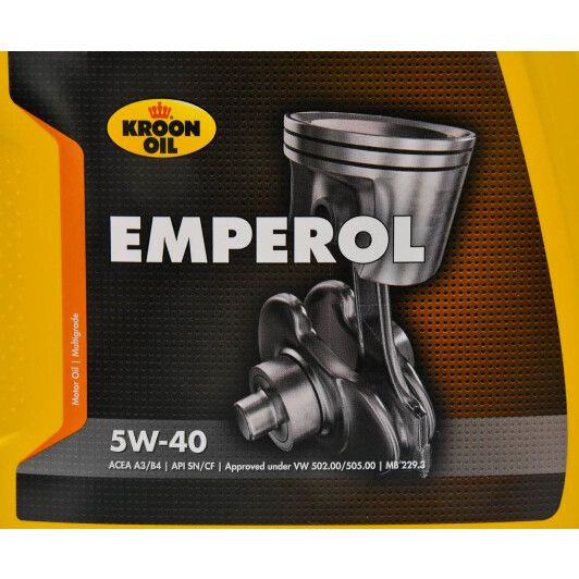 Мастило моторне KROON OIL EMPEROL синтетика 5W40 5л (02334) | Зображення 1