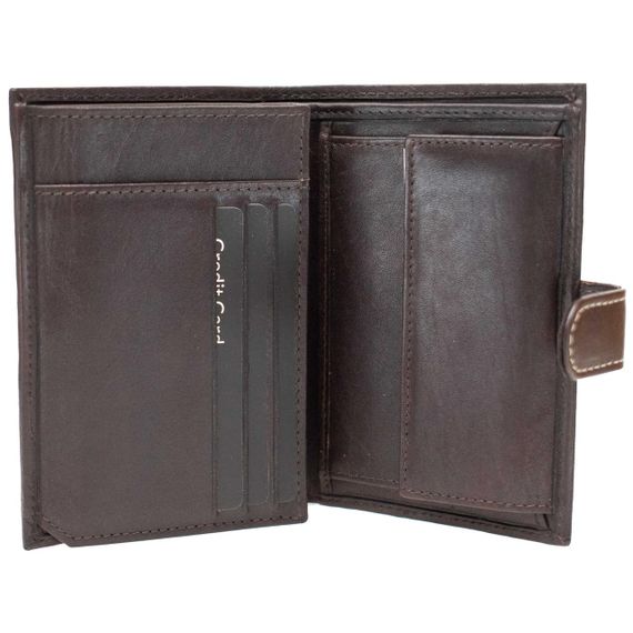 Портмоне чоловіче шкіряне Semi Line RFID Brown (P8266-1) | Зображення 1