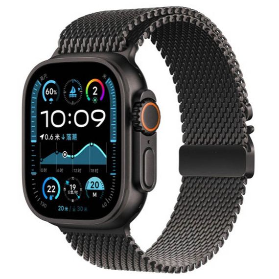 Ремінець Milanese Loop New Design для Apple Watch 38/40/41/42mm(ser.10) Black | Зображення 1