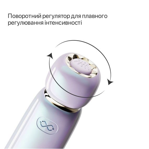 Вакуумний кліторальний стимулятор Zalo Lia Lavender Purple, 3 насадки, 3 режими, різна інтенсивність | Зображення 3