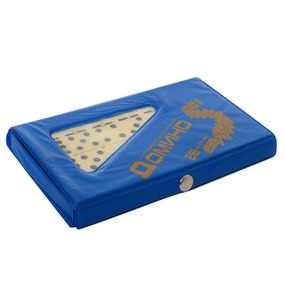 Настольная игра Домино M 0003 в пенале Синий