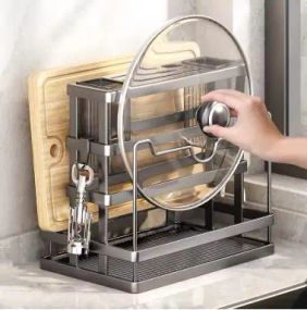 Кухонная подставка,настенная многофункциональная стойка для хранения AND-90-10-24pcs