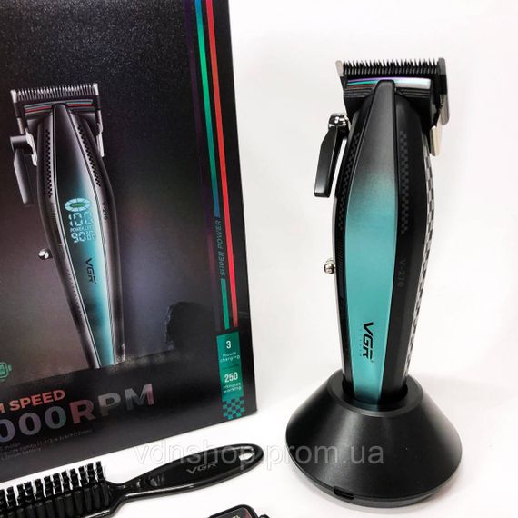 Перезаряджається набір для стрижки волосся VGR, Машинка для стрижки волосся з професійними ножами RF-94