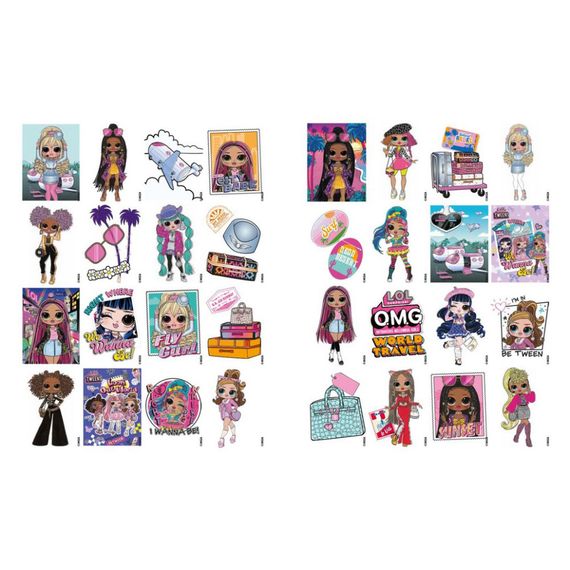 Детская книга-раскраска "Travel City Babe" LCB4 со стикерами | Зображення 2