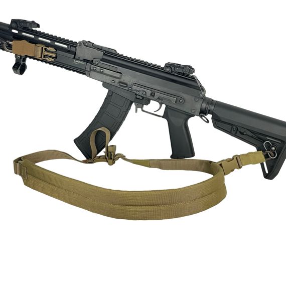Ремінь збройовий RAGNAROK триточковий з широким наплічником "KRAKEN" carbine Койот | Зображення 2
