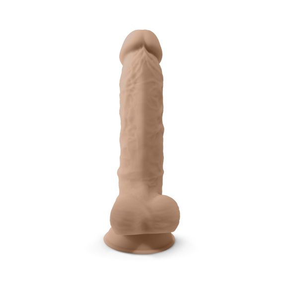 Фалоімітатор SilexD Vetus Flesh (MODEL 1 size 8in), двошаровий, силікон + Silexpan, діаметр 4,2см | Зображення 3