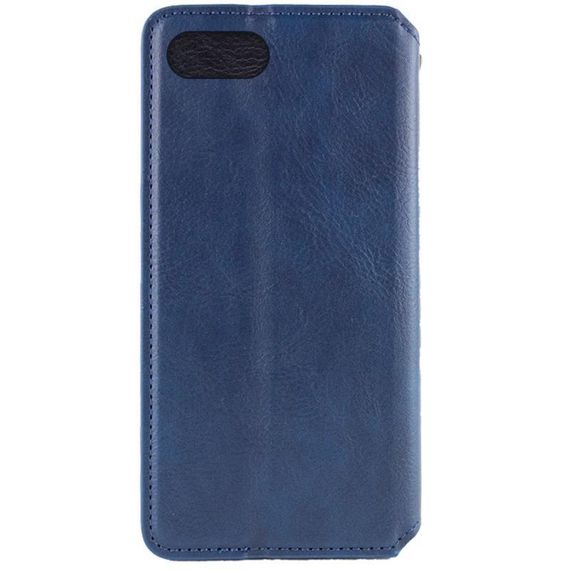 Шкіряний чохол-книжка GETMAN Cubic (PU) для Apple iPhone 7 / 8 / SE (2020) (4.7") Синій | Зображення 1