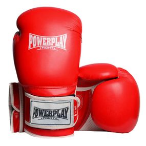 Боксерские перчатки 8 унций детские PowerPlay 3019 Красные