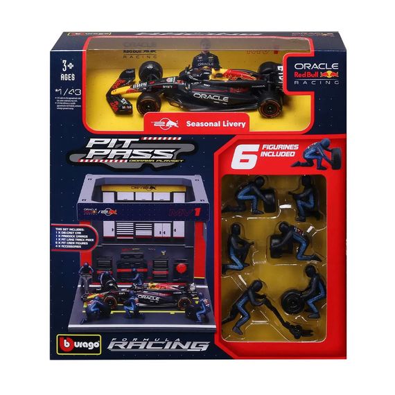 Набір ігровий Pit Pass Oracle Red Bull Racing RB20 (1:43) командна енергія | Зображення 5