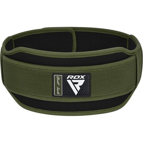Пояс для важкої атлетики RDX RX5 Double Belt неопреновий Army Green XL | Зображення 2