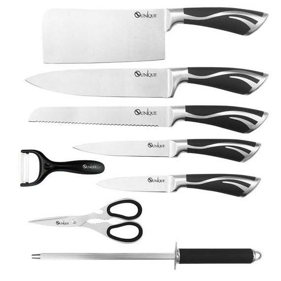 Набор ножей UNIQUE UN-1834 с вращающейся подставкой 9 предметов | Зображення 2