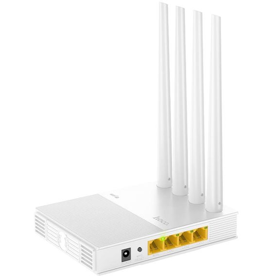Маршрутизатор (роутер) Hoco HI31 WiFi5 1200Mbs White | Зображення 2