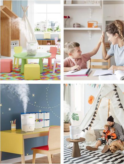 Зволожувачі Oraimo для спальні, зволожувач із прохолодним туманом і верхнім наповненням | Зображення 4