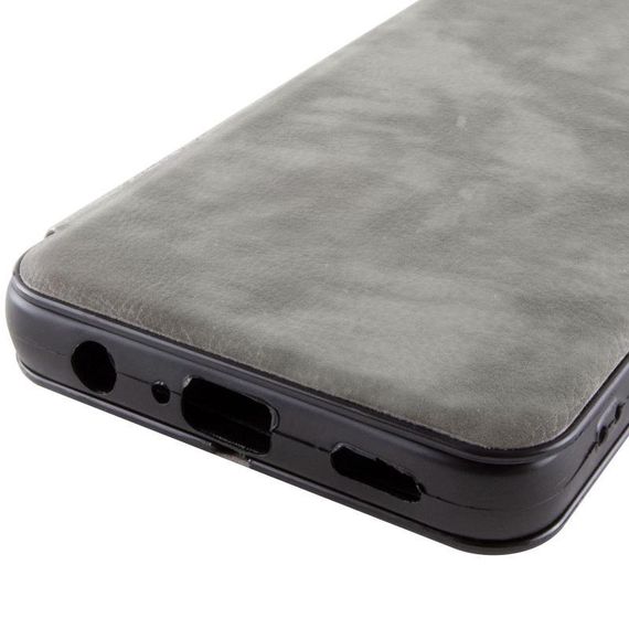 Кожаный чехол-книжка Belora для Samsung Galaxy A06 Black Gray | Зображення 2