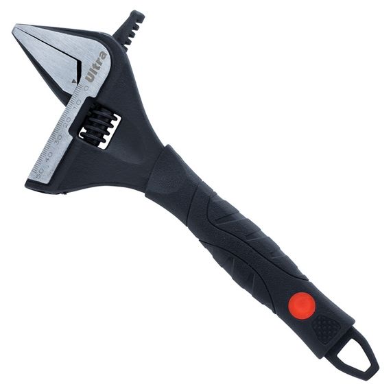 Ключ розвідний Ultra з тонкими губками 255 мм 0-50 мм CrV (4100132) | Зображення 1