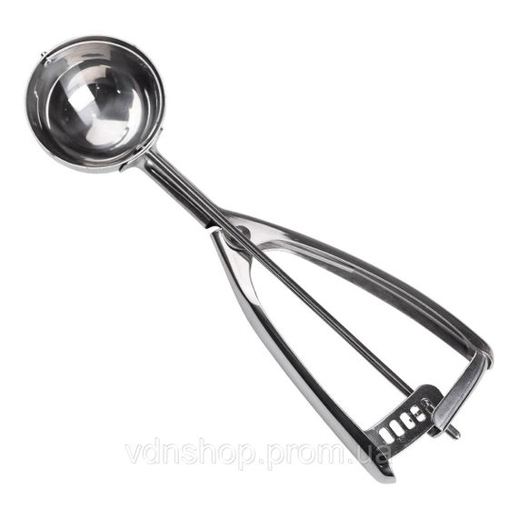 Кругла ложка для морозива 21×6.5×3.5 см з нержавіючої сталі HP-19-20-5.4x21.3CM | Зображення 1