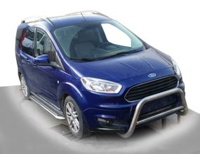 Передній захист WT005 (нерж) для Ford Courier 2014-2024 рр