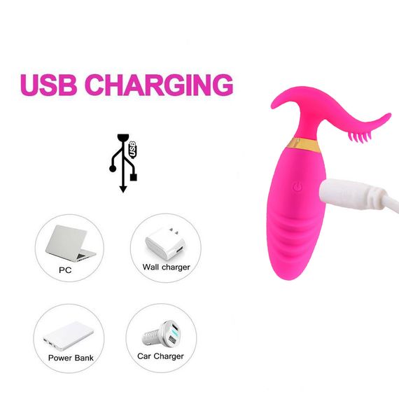 Вібро яйце з пультом Babydoll Віброяйце Малиновий B25-2 | Зображення 4