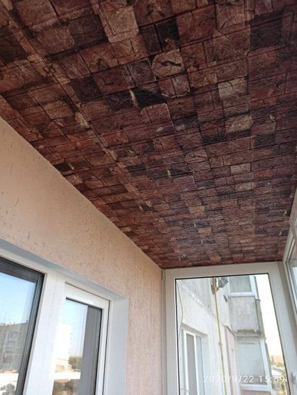 Самоклеюча декоративна 3D панель бруси 700х770х5мм (028) SW-00000030 | Зображення 1