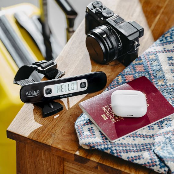 Дорожні ваги електронні Adler AD 8190 для багажу до 50 кг компактні | Зображення 8