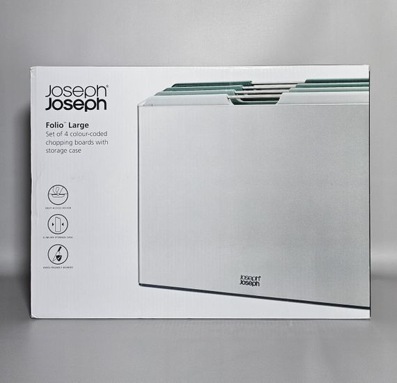 Набор из 4-х разделочных досок Джозеф Джозеф Joseph Joseph Folio Cutting Board Set Large 60197 Оригинал | Зображення 1