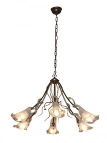 Люстра подвесная кантри E14 40W BR (KL-105LS/6)