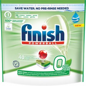Таблетки для посудомоечных машин Finish Power All in One 0% 40 шт. (5900627092424)