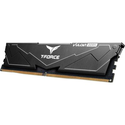 Модуль памяти для компьютера DDR5 32GB (2x16GB) 6000 MHz T-Force Vulcan Black Team (FLBD532G6000HC38JDC01) | Зображення 2