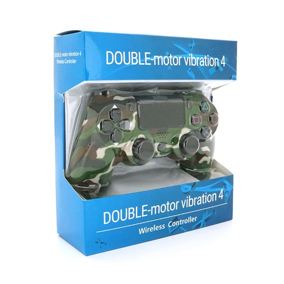 Геймпад Brazzers бездротовий для PS4 Wireless DUALSHOCK 4, роз'єм для навушників, LED light bar, Haki-Green, 3.7V, 600mAh, | Зображення 1