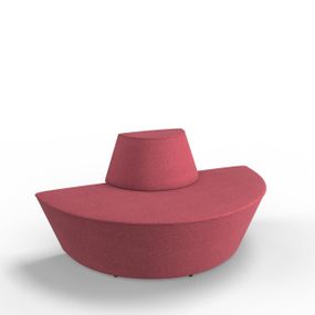 Трехместный диван SOMBRERO Ткань Коралловый